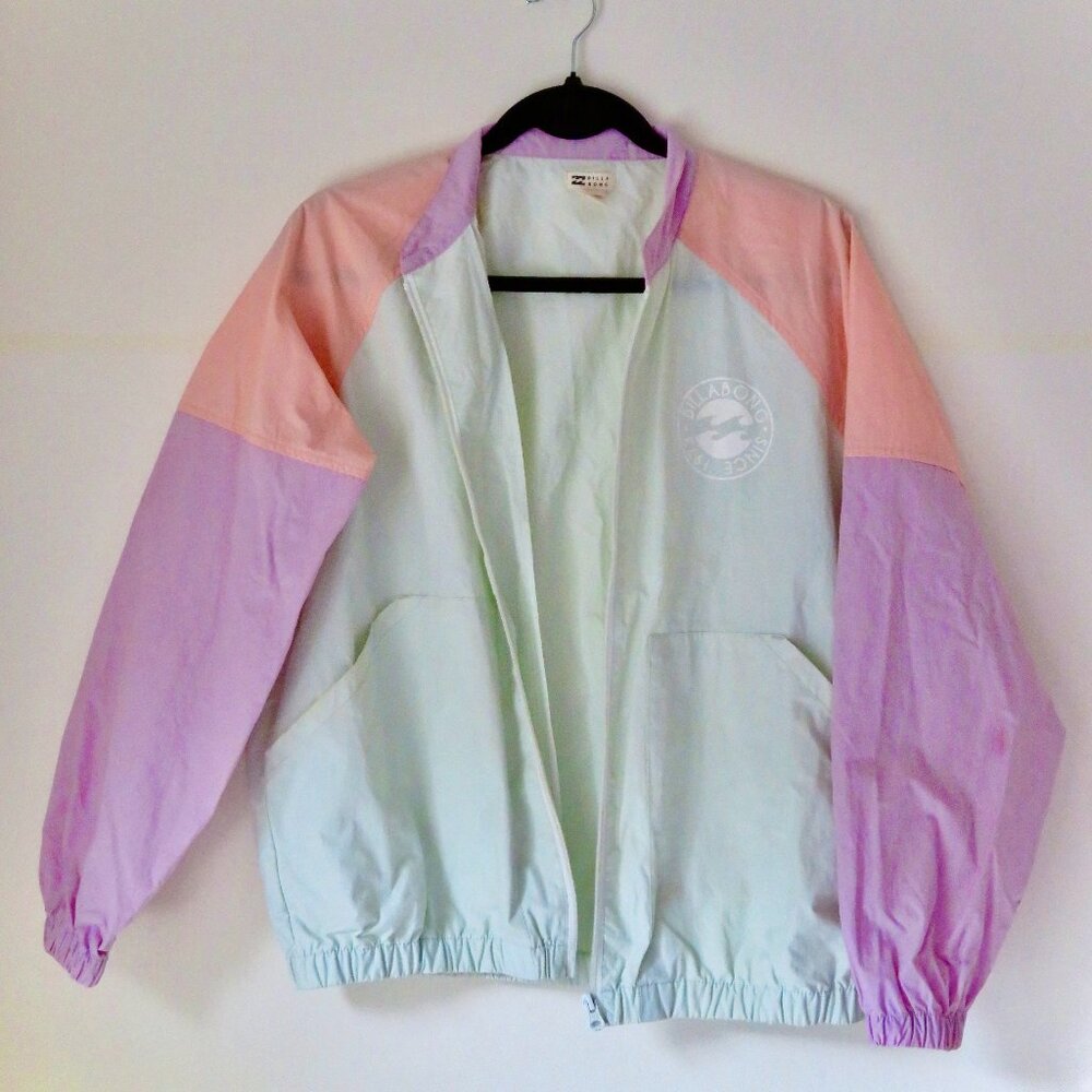 Billabond Retro Girls Whirlwind Windbreaker Sports Jacket - Size Medium